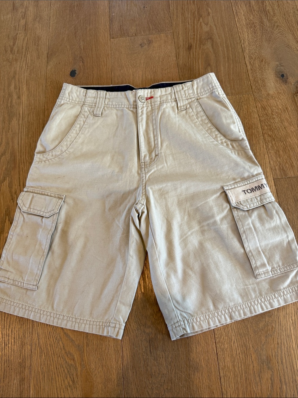 Tommy Hilfiger 100% Cotton Cargo Shorts - 12
